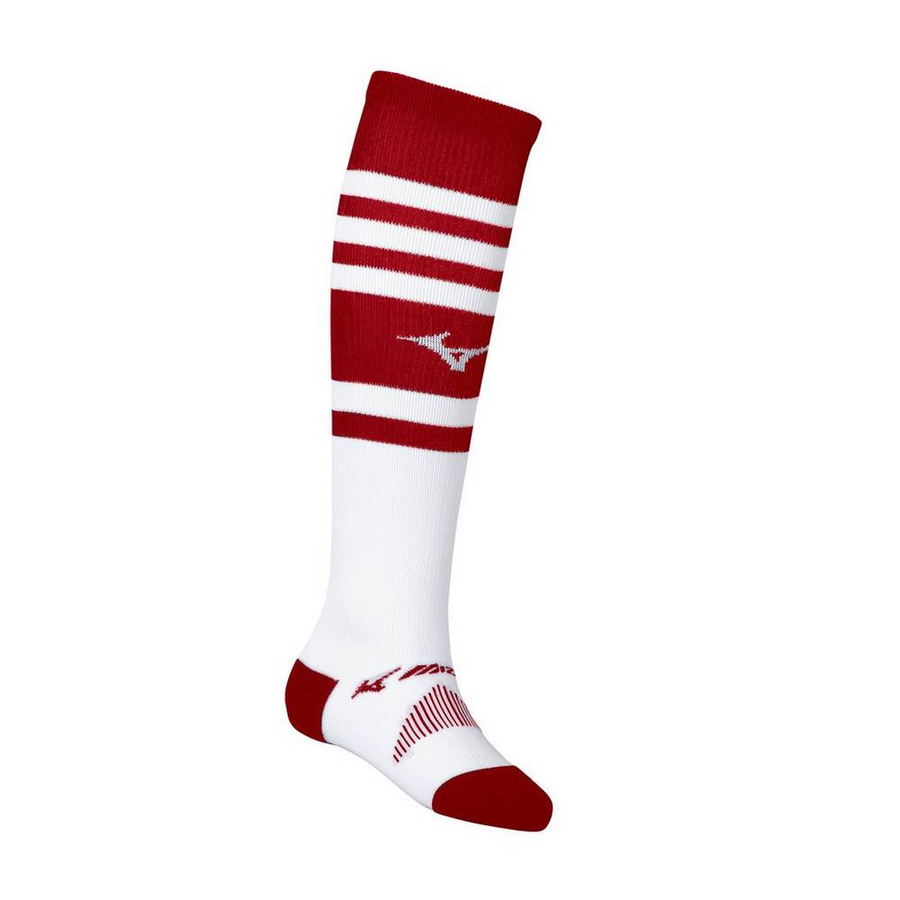 Calcetines Mizuno Retro Performance OTC Hombre Rojas Comprar JQTE-36524